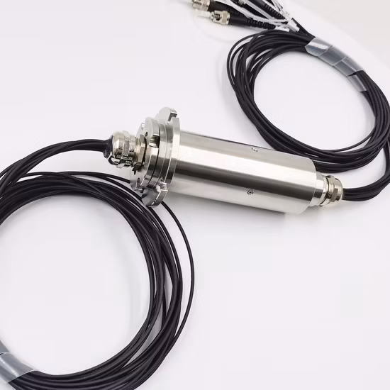 Juntas rotativas RF SMA hembra con 2 canales coaxiales